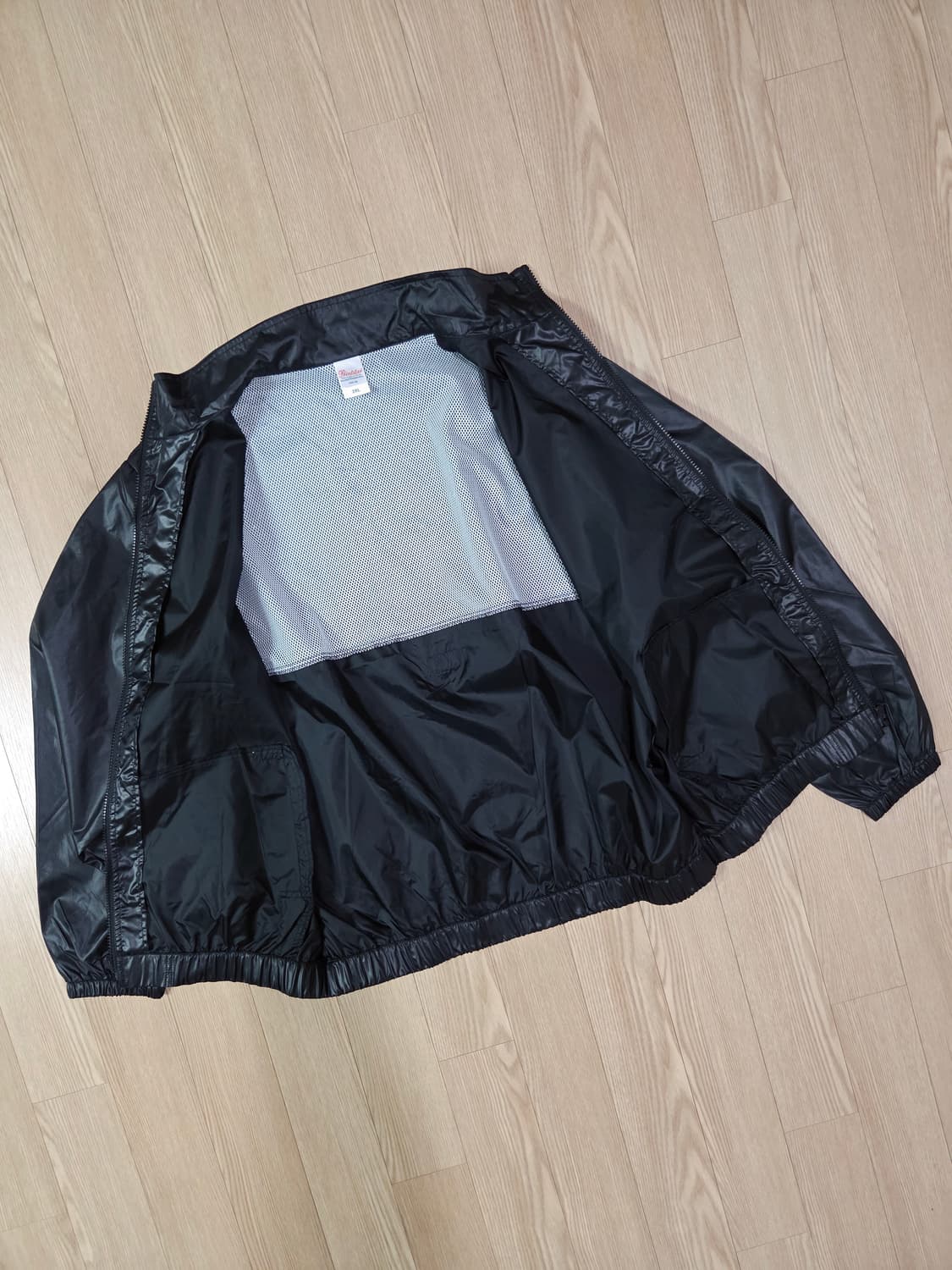 Printstar 블랙 윈드 브레이커 하이넥 점퍼 재킷 상품이미지9