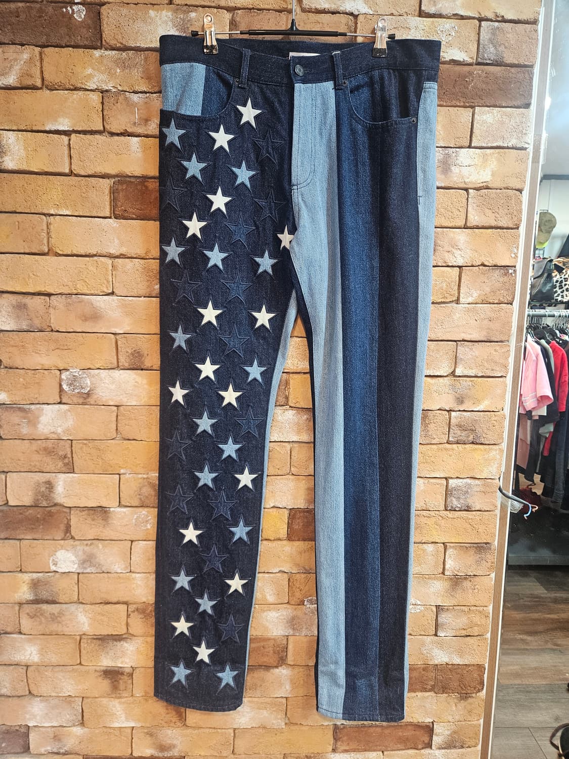 지방시 별 패치 데님 팬츠 34 상품이미지1