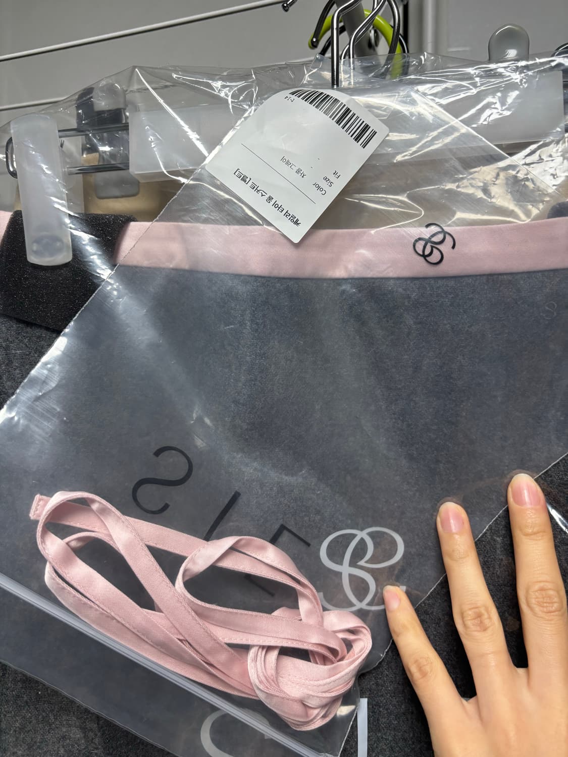 SIE 케일리 타이 울 스커트 차콜그레이 S 사이즈 새상품 상품이미지4