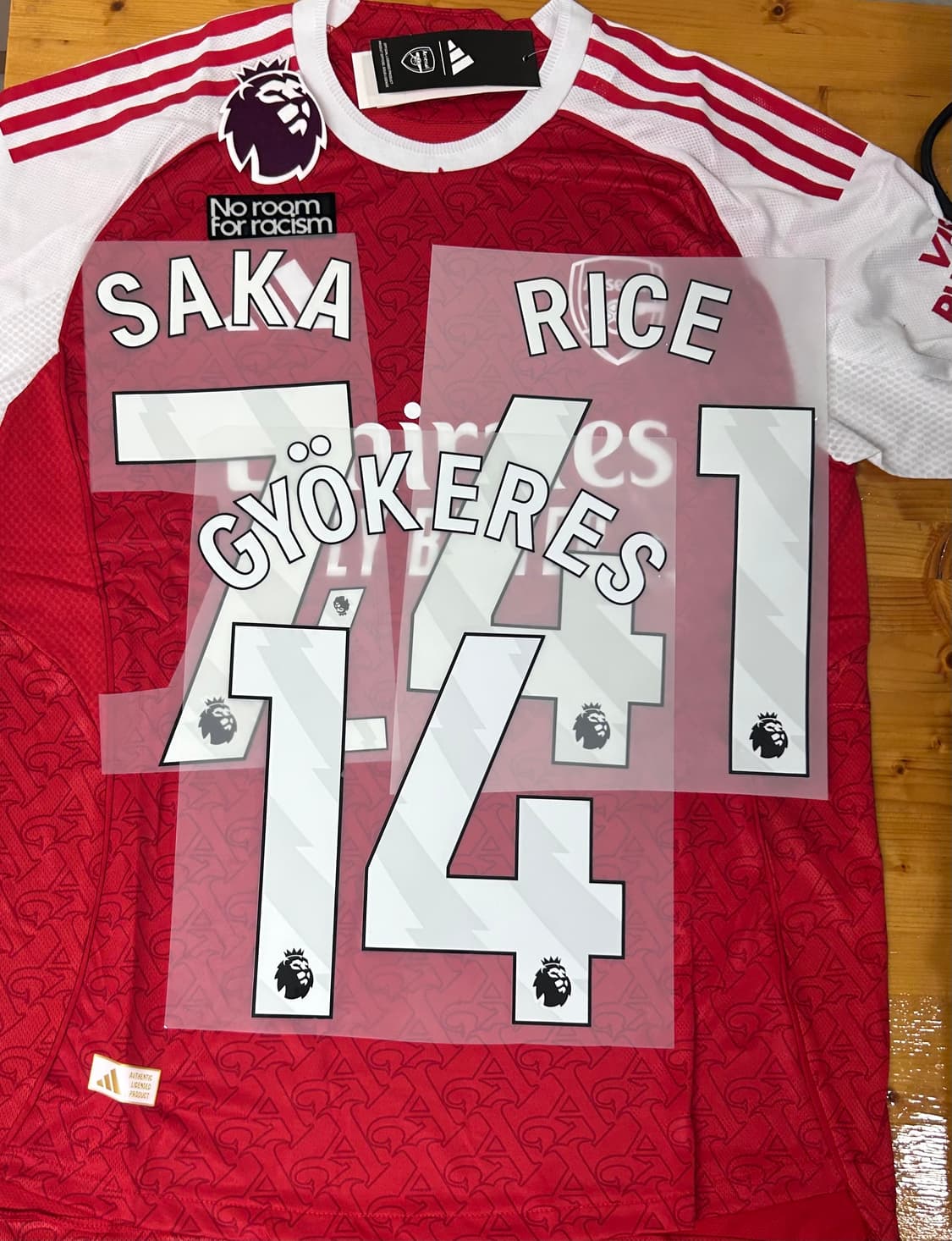 25-26 아스날 홈 유니폼 새상품 상품이미지3