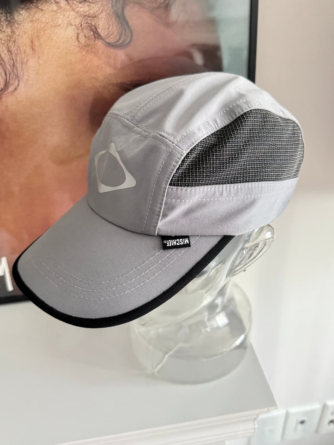 미스치프 롬버스 러닝 캡 그레이 상품이미지3