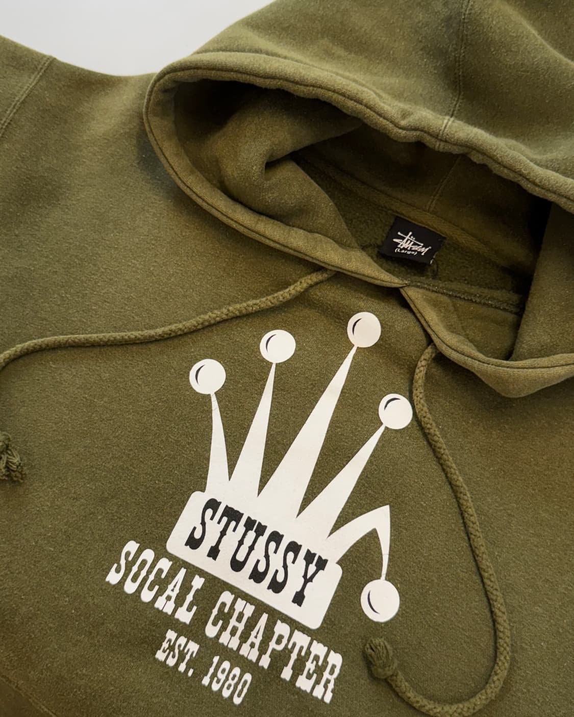 00s 스투시 코튼 폴리 혼방 스웻 후디 상품이미지3