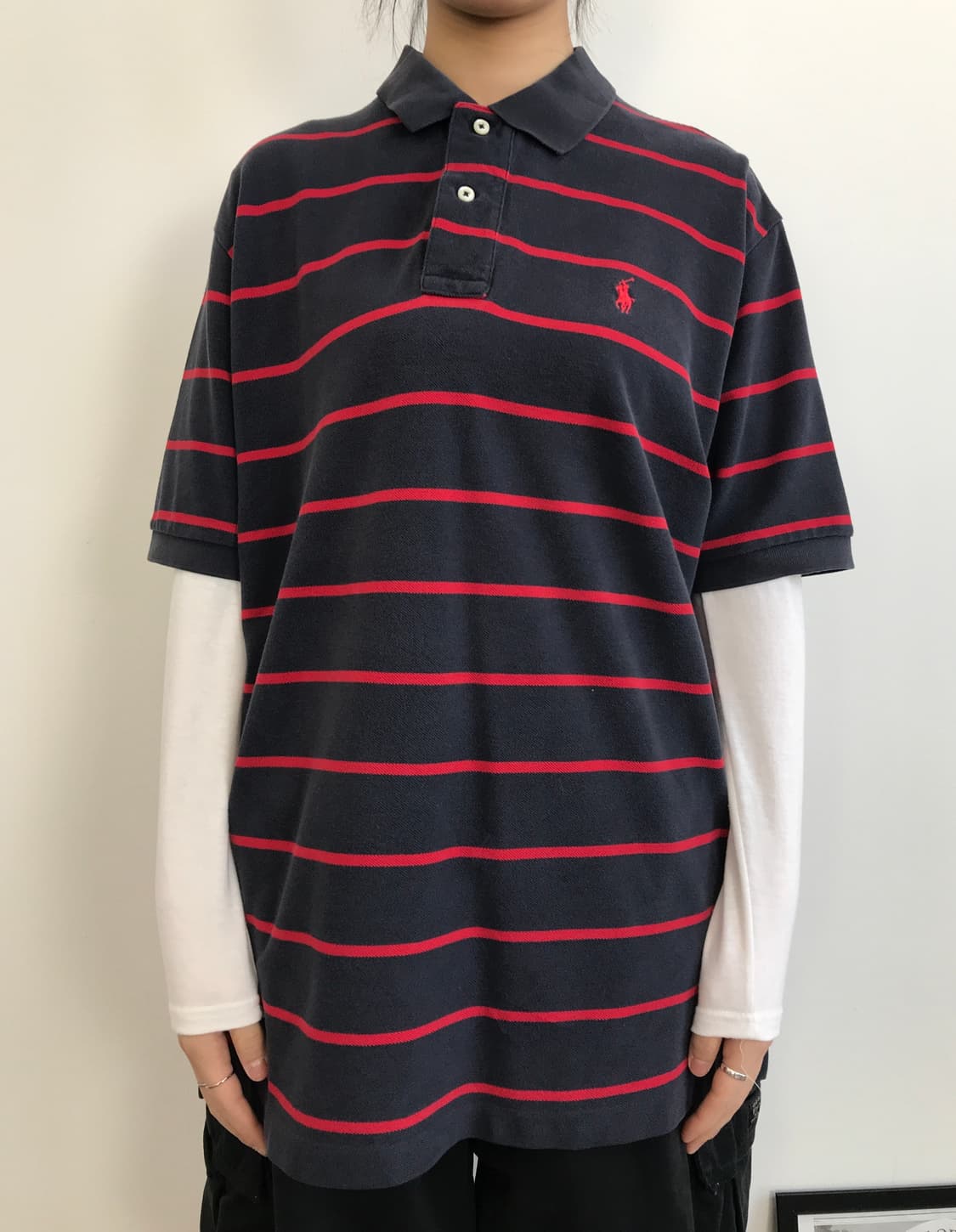 Polo Stripe Polo Shirt 상품이미지2