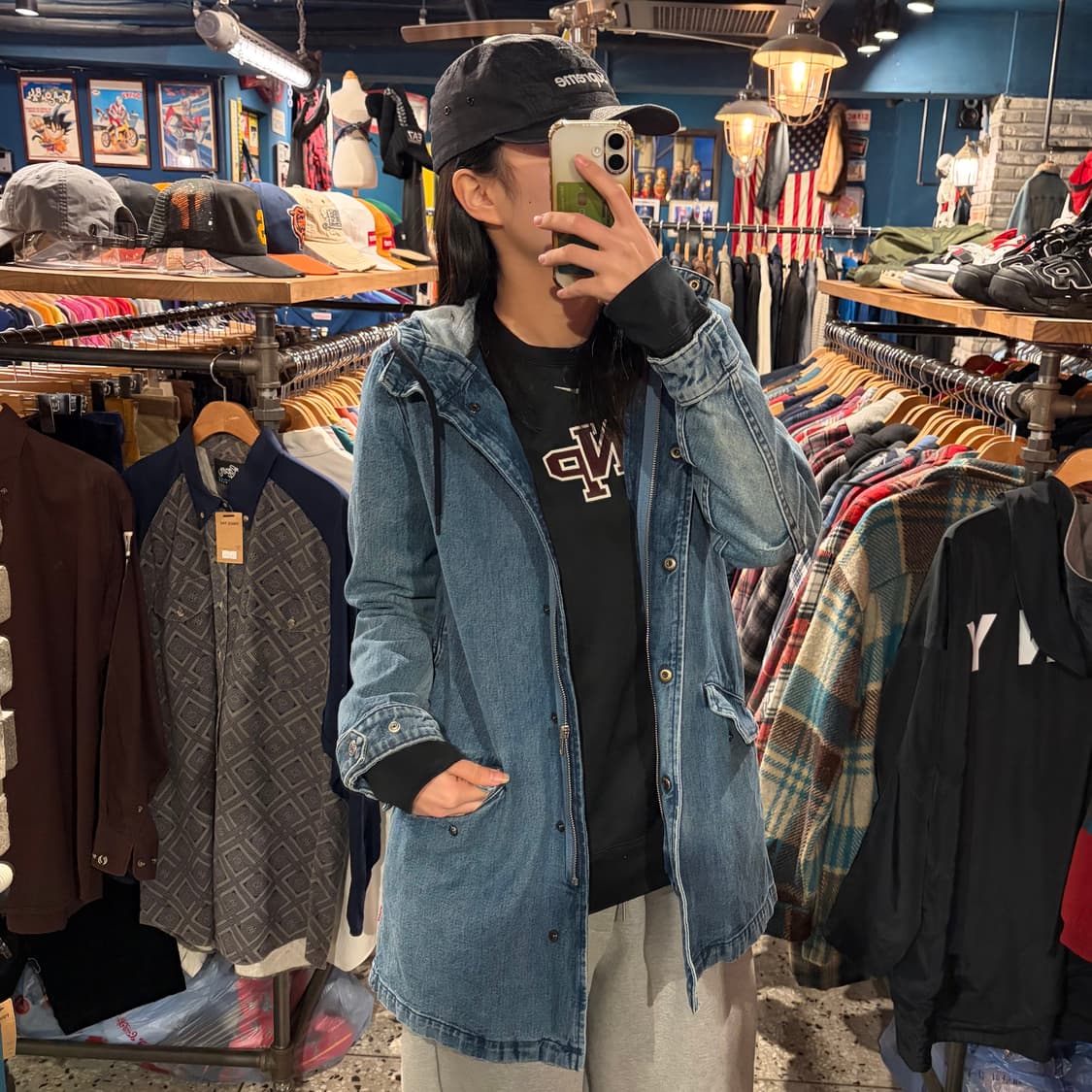 levise 리바이스 슬림 후디 데님 자켓 상품이미지4