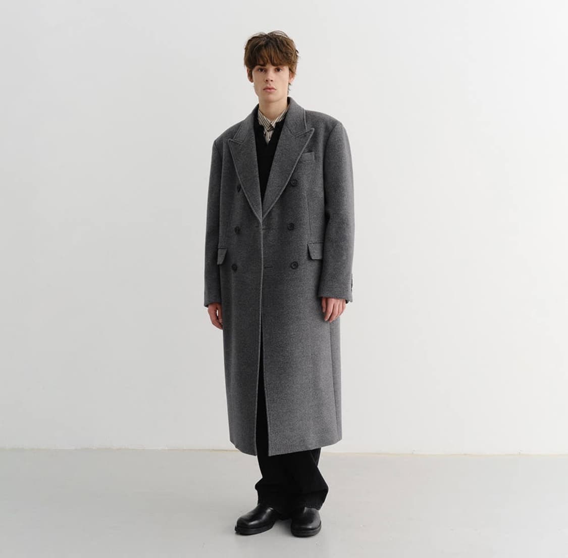던스트 유니섹스 터일러드 캐시미어 코트  상품이미지1