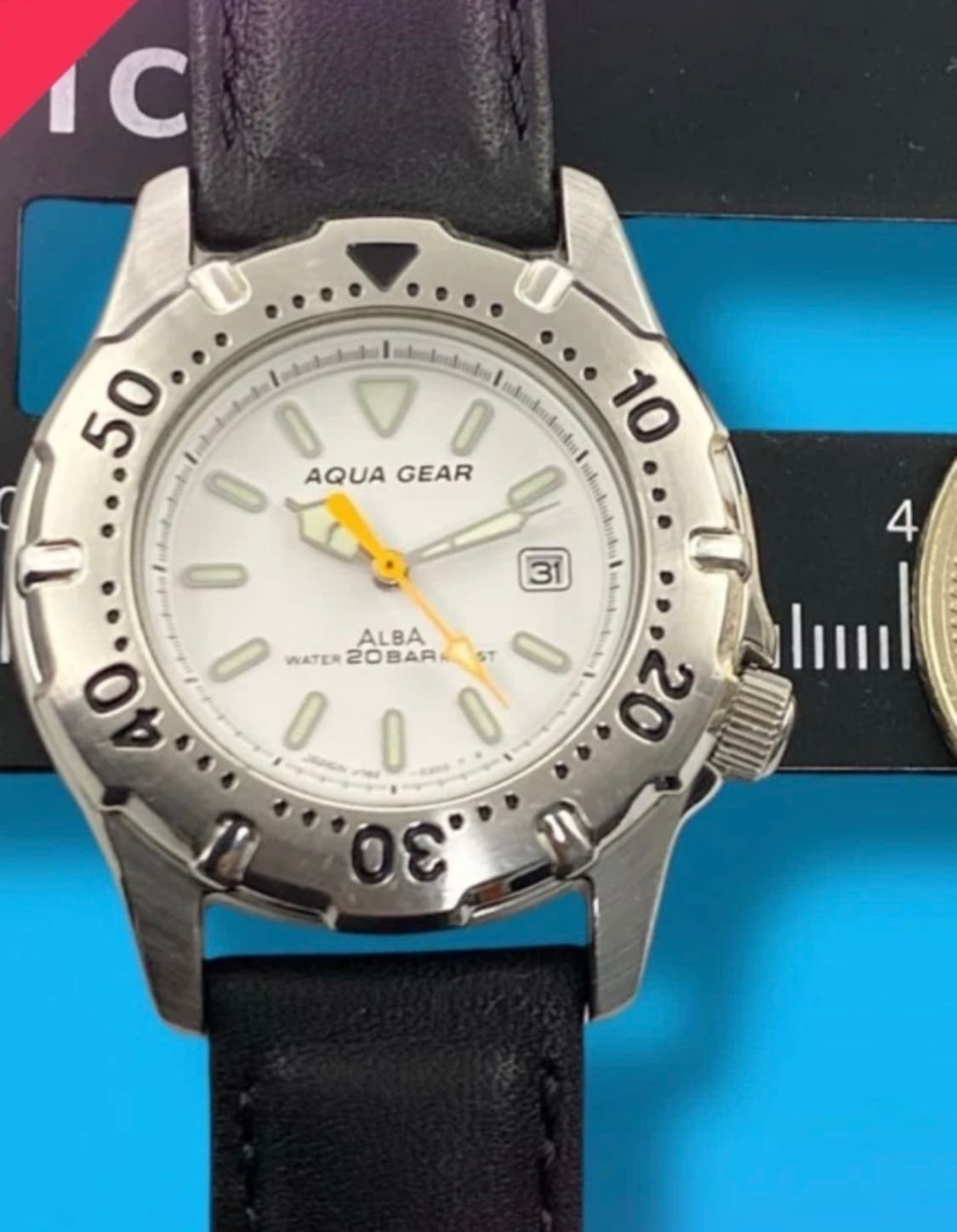 Alba 아쿠아기어 세이코 빈티지 시계 알바 상품이미지1