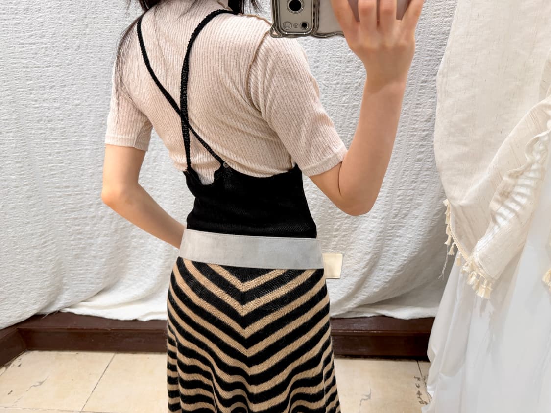 summer stripe knit ops 상품이미지8