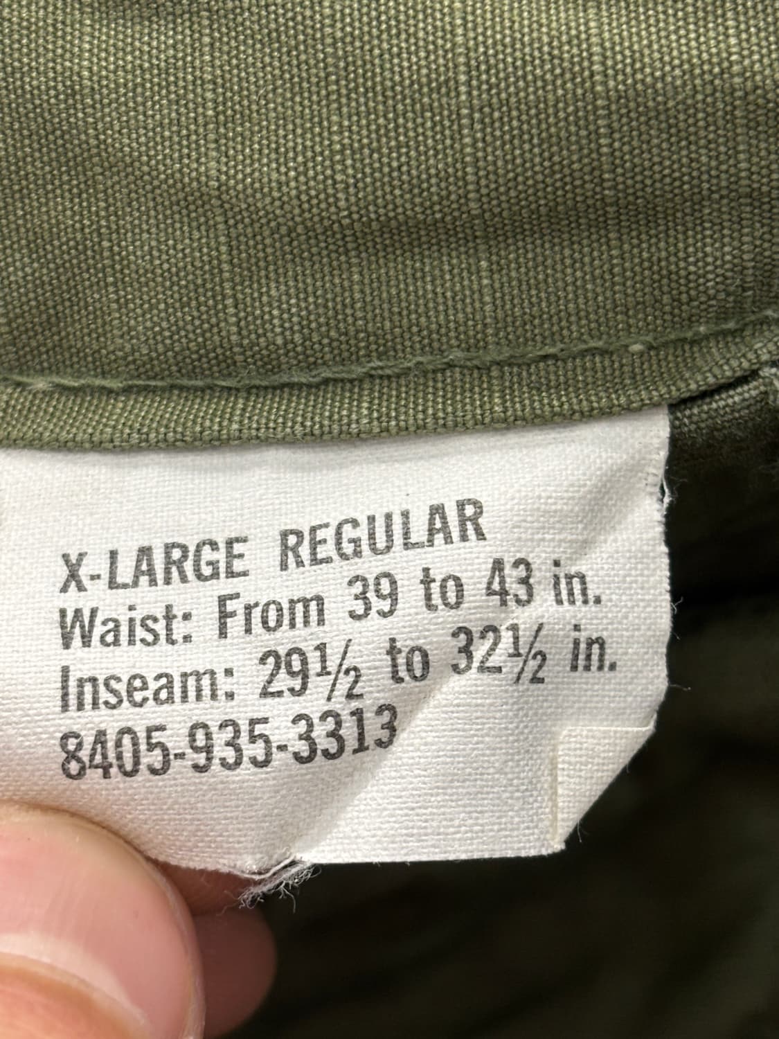 BROWNWOOD MFG. CO. 미국 군용 OG-107 '베이커 팬츠 상품이미지4