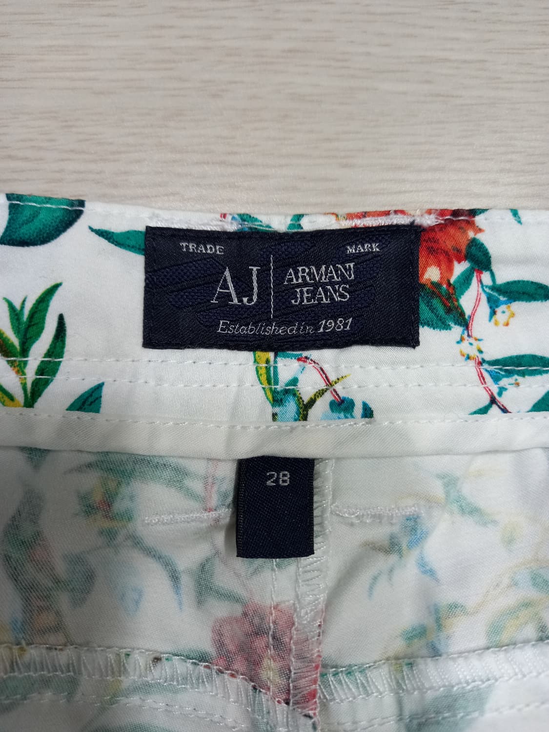 28 ARMANI JEANS 스판 플라워 치노 28-866 상품이미지8