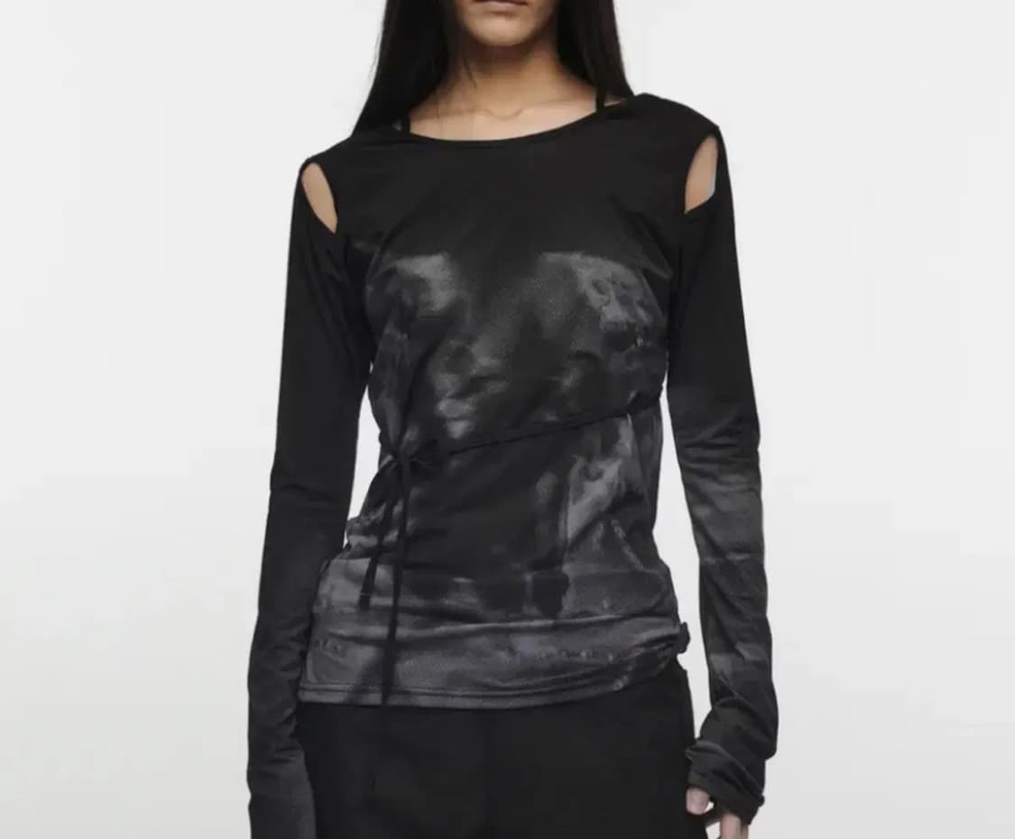 나체 nache CUT-OUT SLIM FIT LONG SLEEVE 상품이미지3
