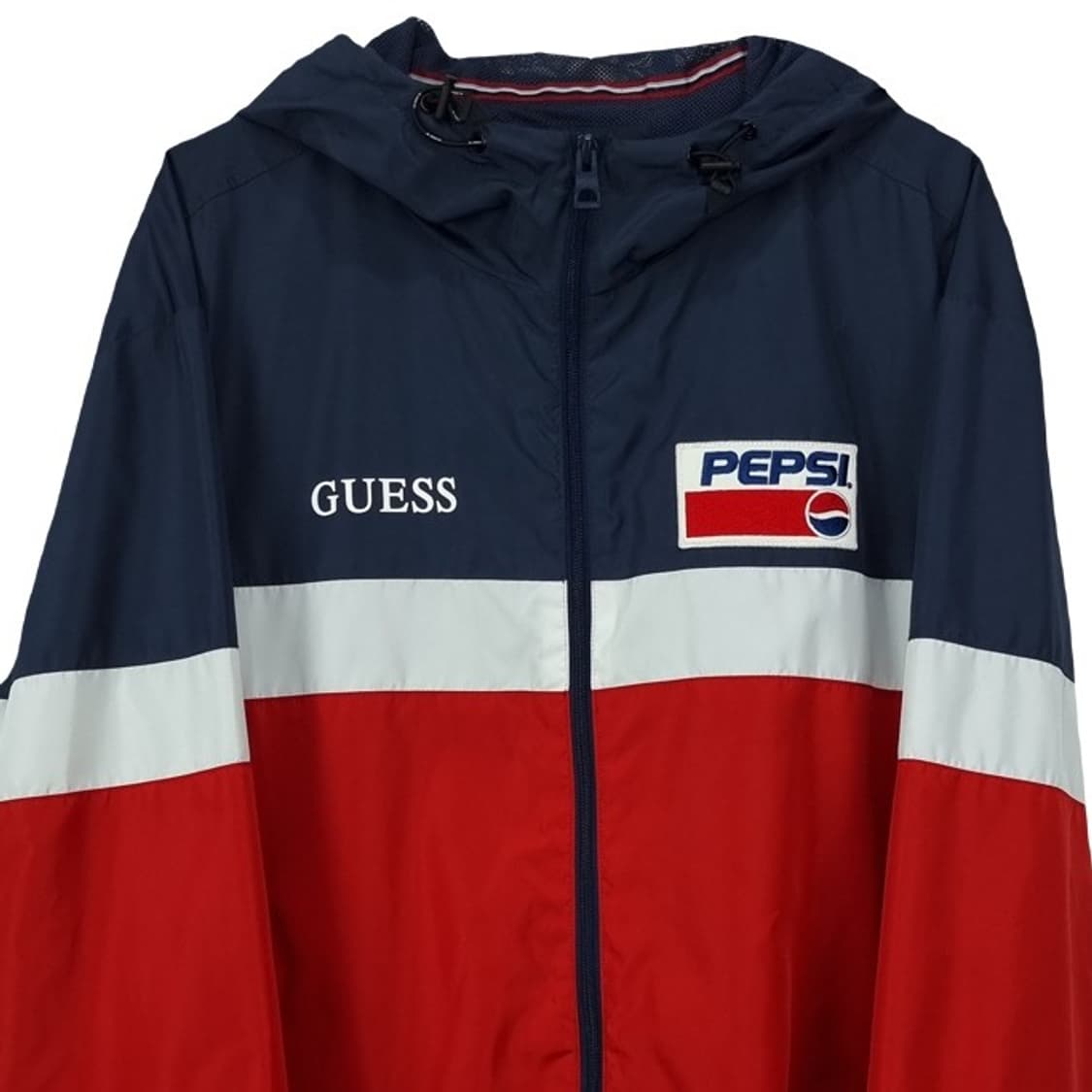 [게스 X 펩시] 패치 후드 바람막이 자켓 M19066 상품이미지4