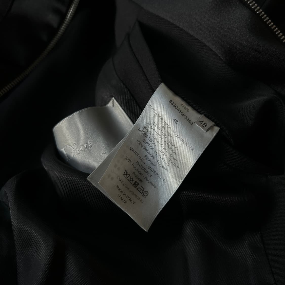 디올 아뜰리에 새틴 블루종 자켓 상품이미지9