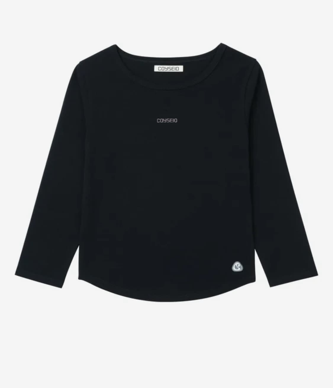 코이세이오 미니로고 카프리 슬리브 블랙 상품이미지1