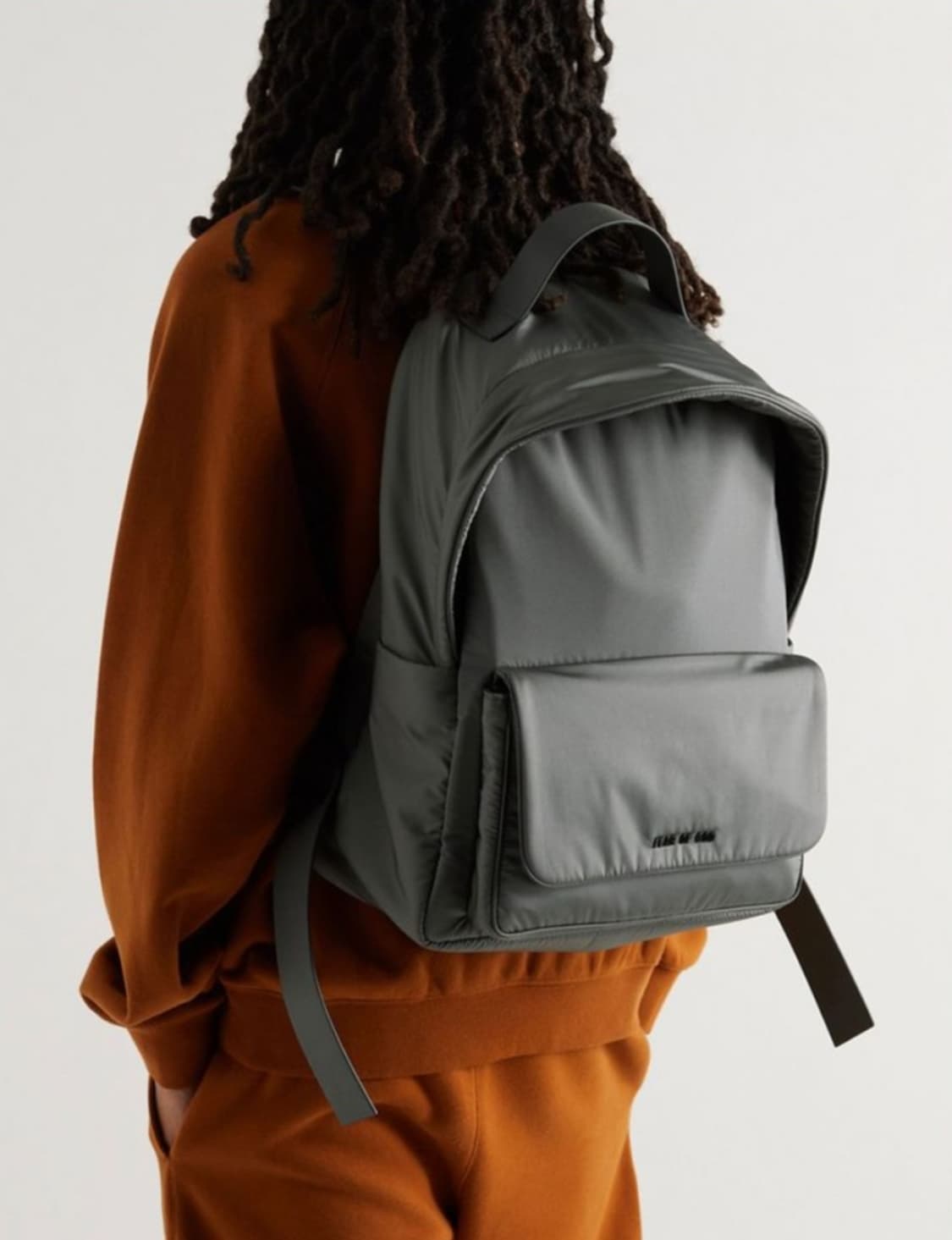 피어오브갓 레더 트림 쉘 백팩 상품이미지1