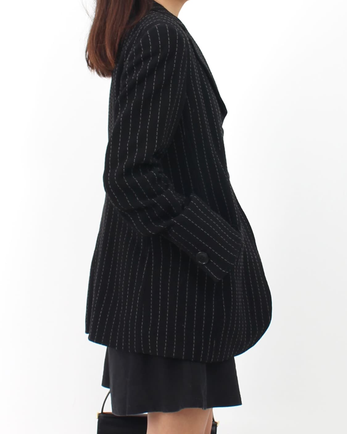 아르마니 Armani 울 모직 클래식 스트라이프 싱글 자켓 상품이미지9