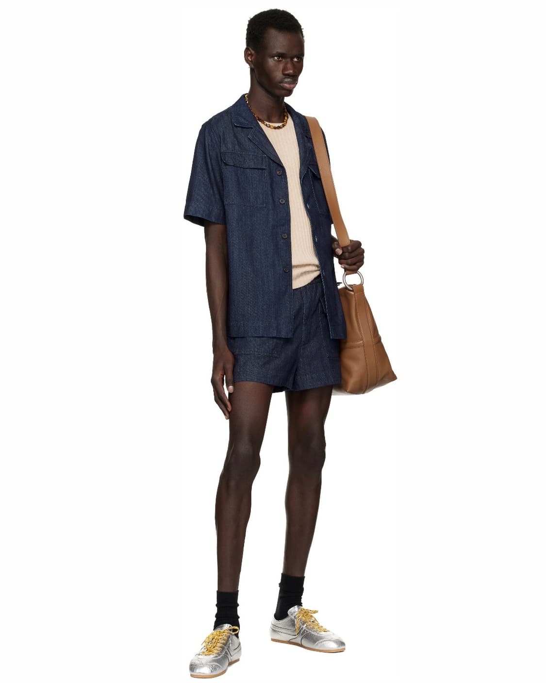 [52]드리스반노튼 25ss Cameron 데님 셔츠 상품이미지4