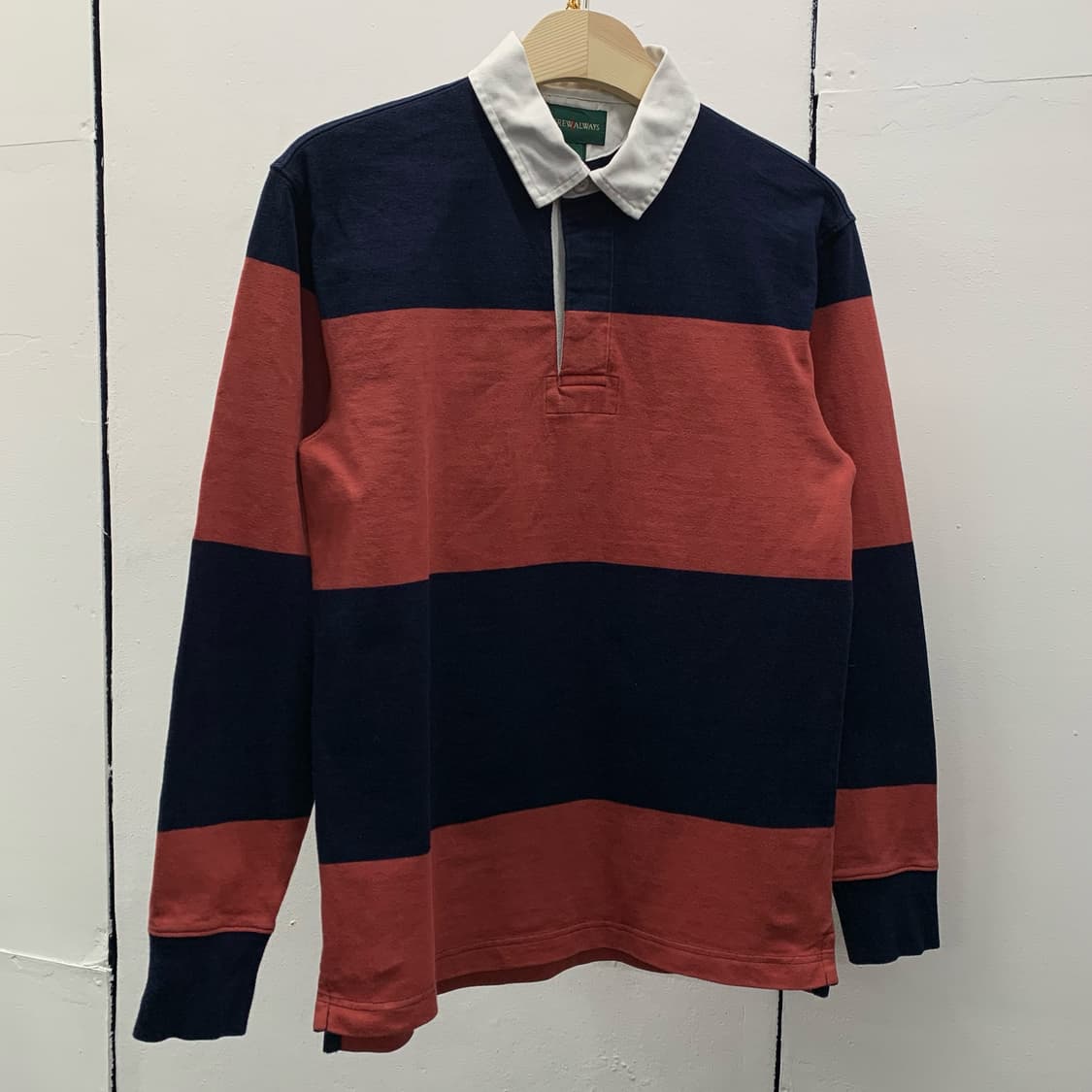 [M] J.CREW 제이크루 블록 스트라이프 롱슬리브 PK 티셔츠 상품이미지1