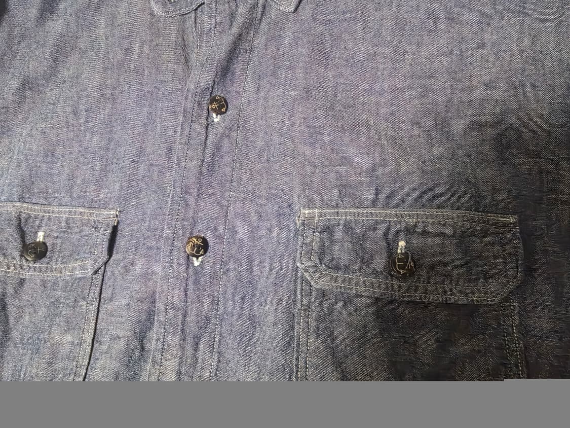 캐피탈 샴브레이 데님셔츠 3사이즈 L 상품이미지5