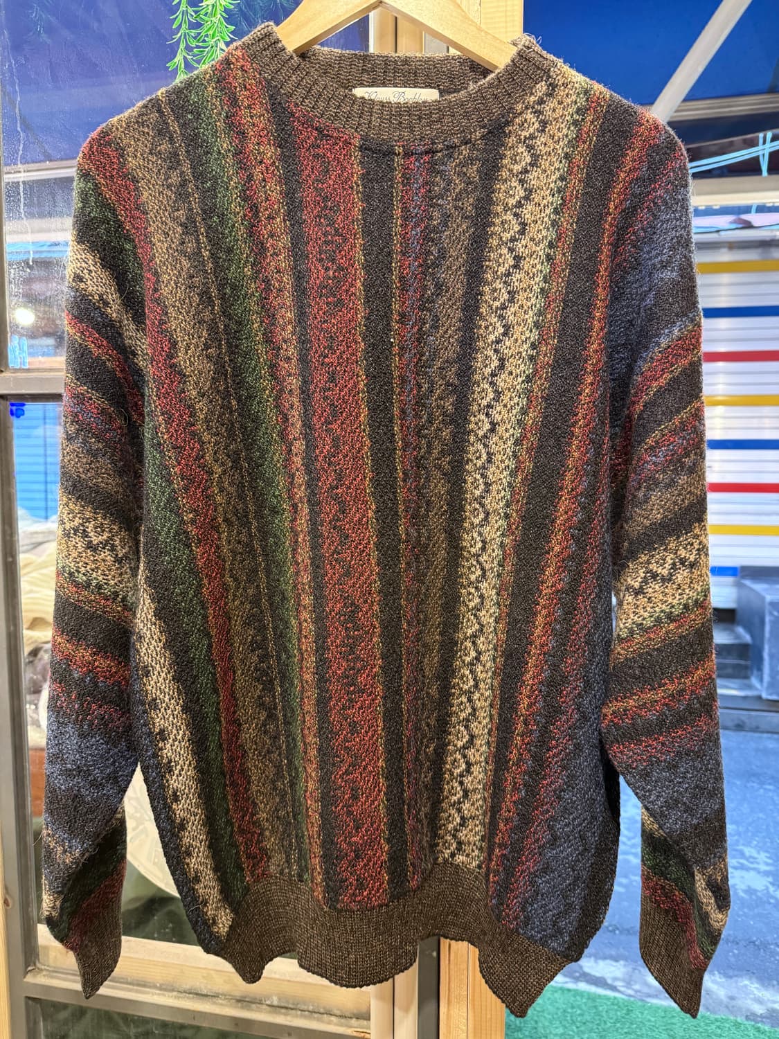 빈티지 스트라이프 니트 상품이미지1