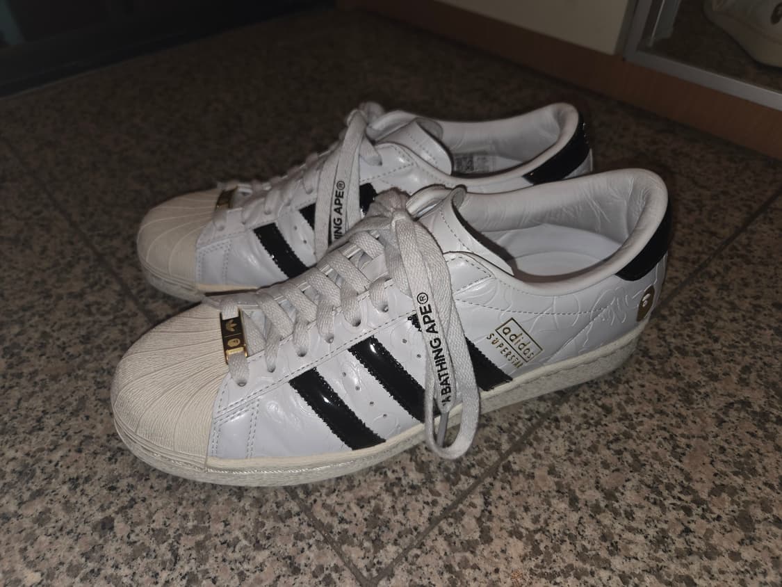베이프 x 아디다스 슈퍼스타 265 화이트 상품이미지3