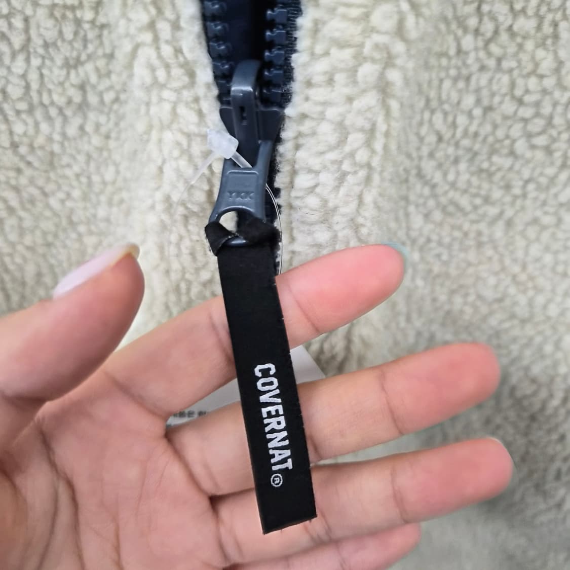 커버낫 양면 후리스 후드 집업 남성 L 상품이미지4