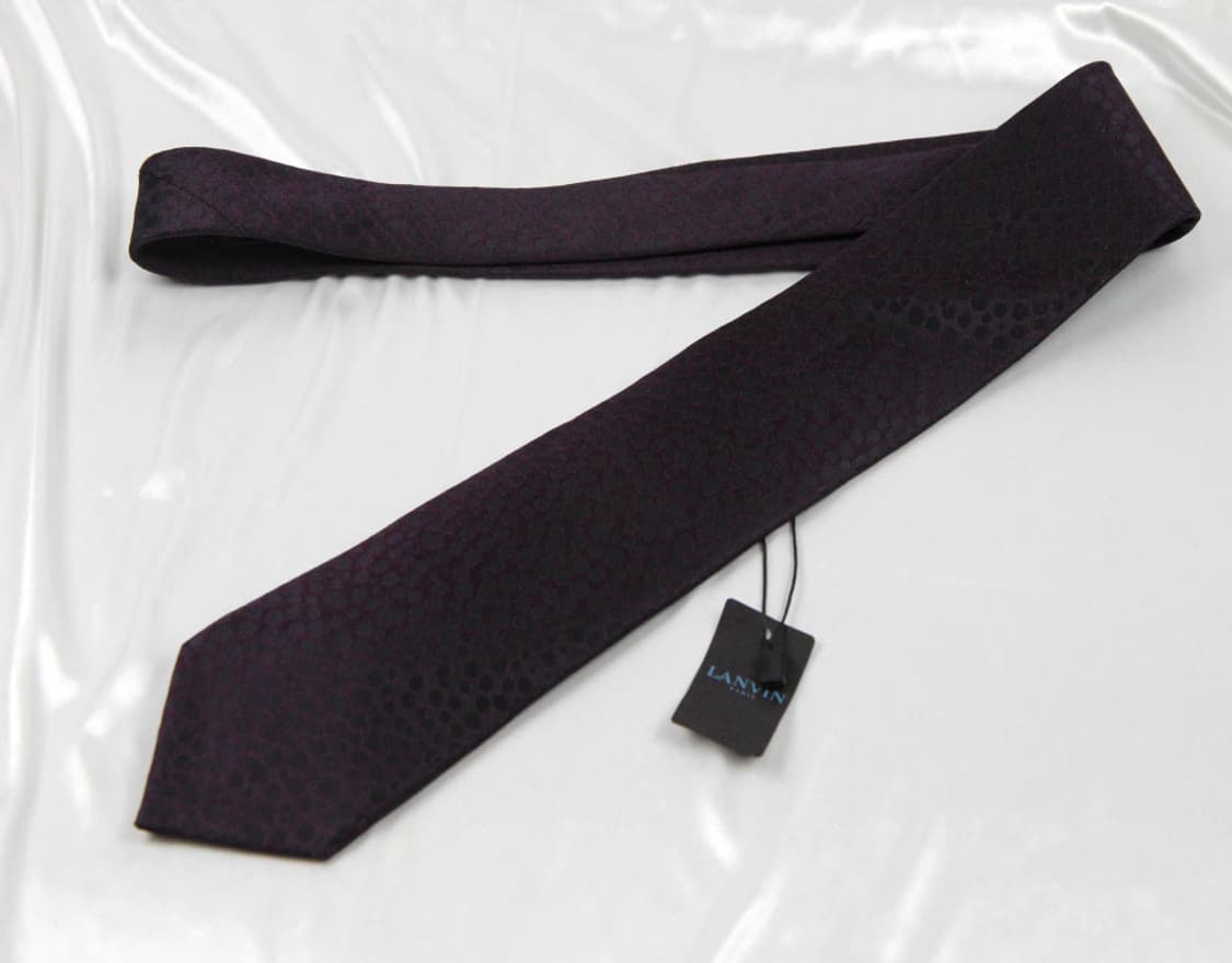 랑방 8cm 미사용 신형 프랑스 남자 명품 넥타이 상품이미지2