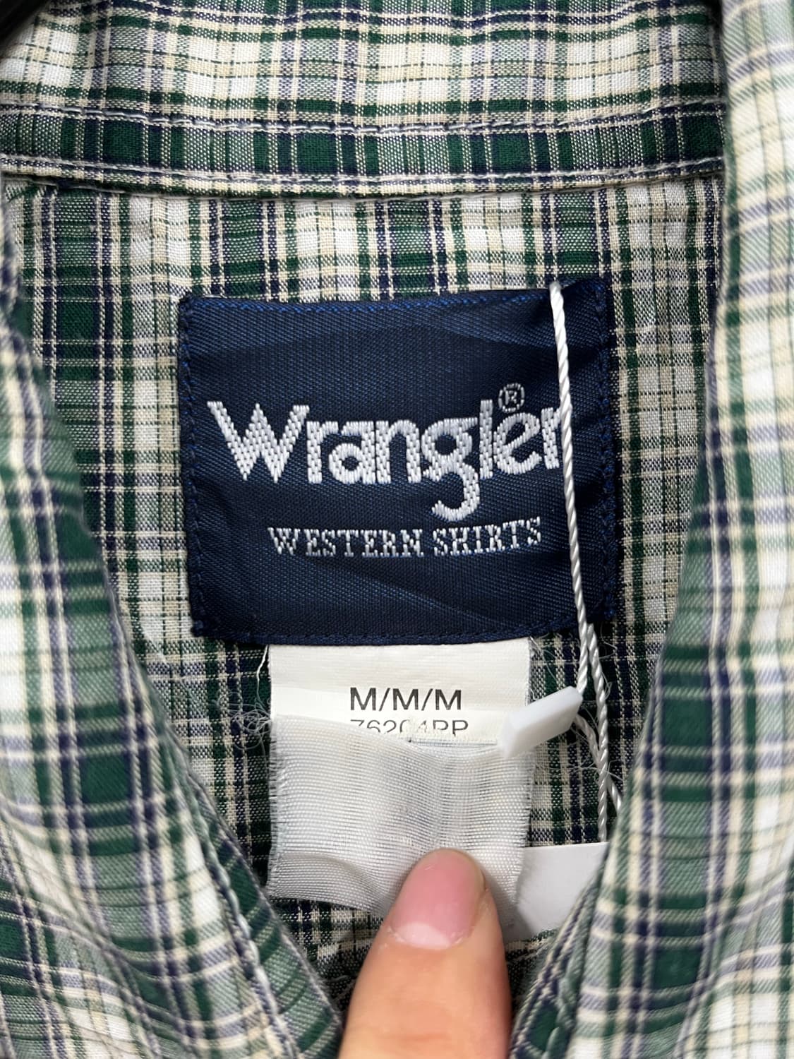 랭글러 웨스턴 체크 셔츠  상품이미지8