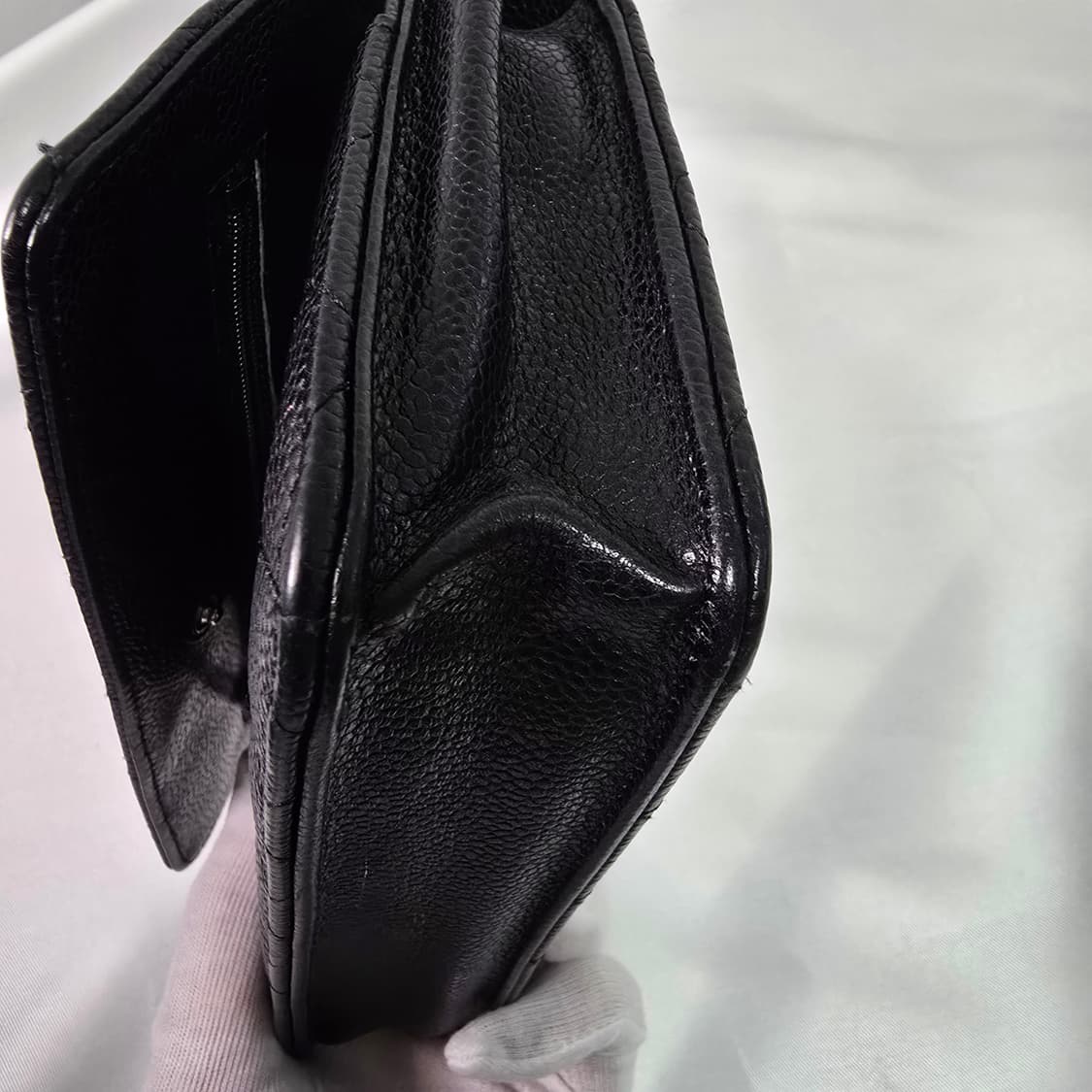 샤넬 클래식 woc 케비어 블랙 은장 상품이미지6