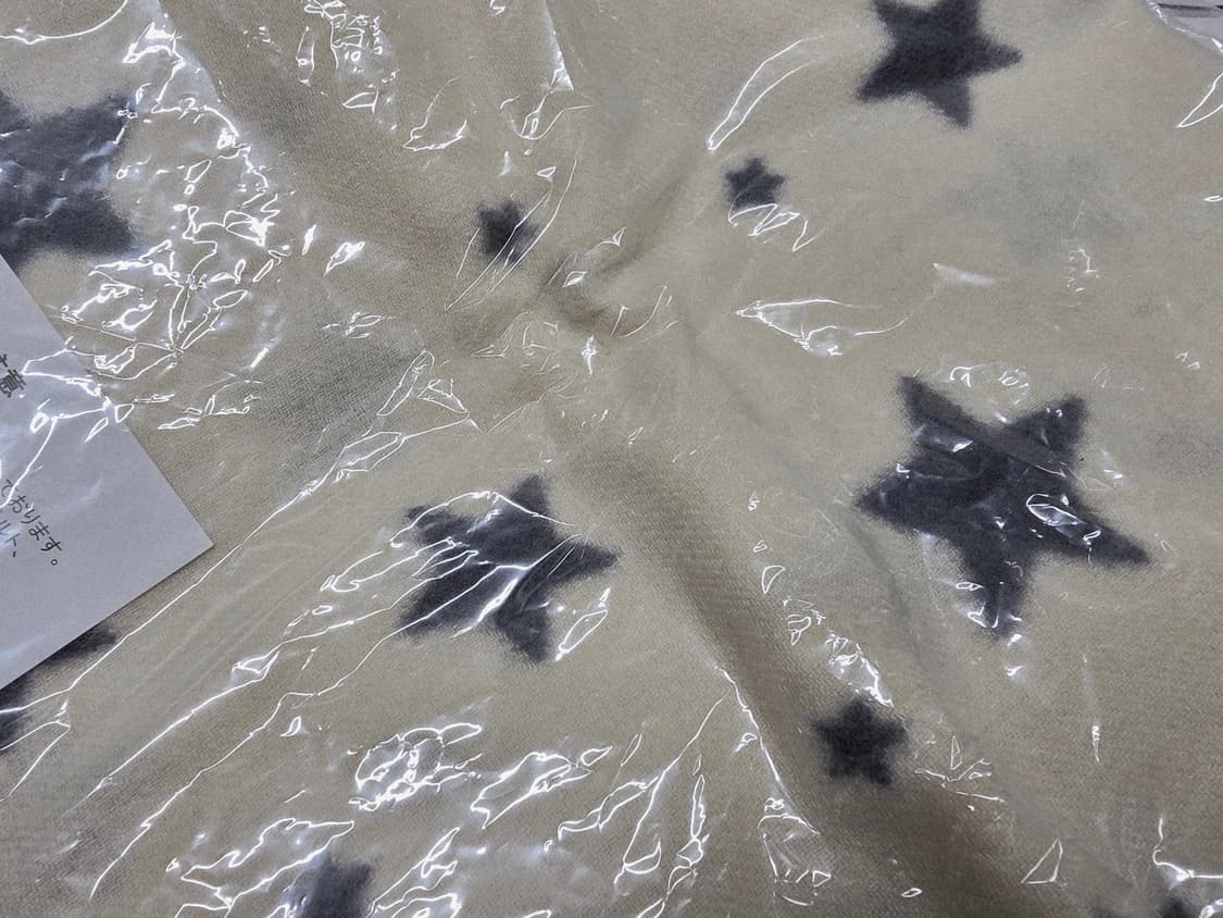 캐시미어100 별 머플러 상품이미지4