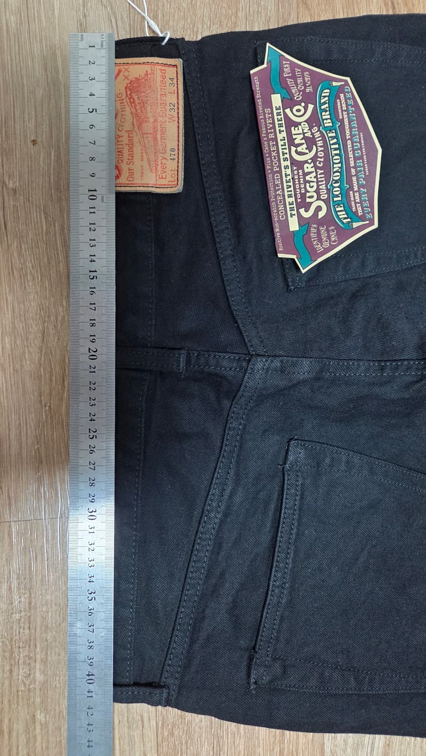 새상품)슈가케인 블랙 데님 32 상품이미지4
