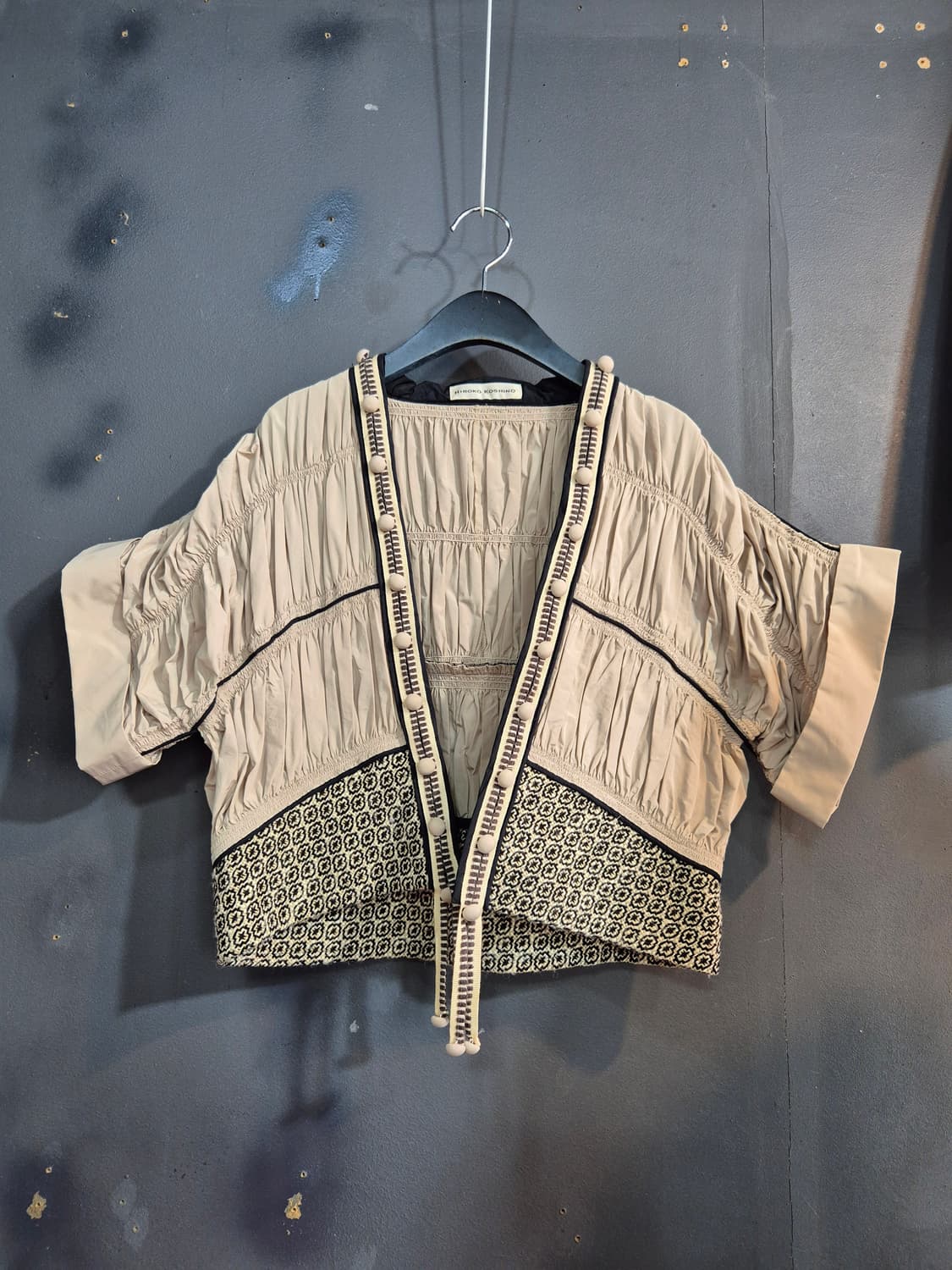 히로코 코시노 크롭 자켓 베이지 40사이즈 55  66 가능 상품이미지1