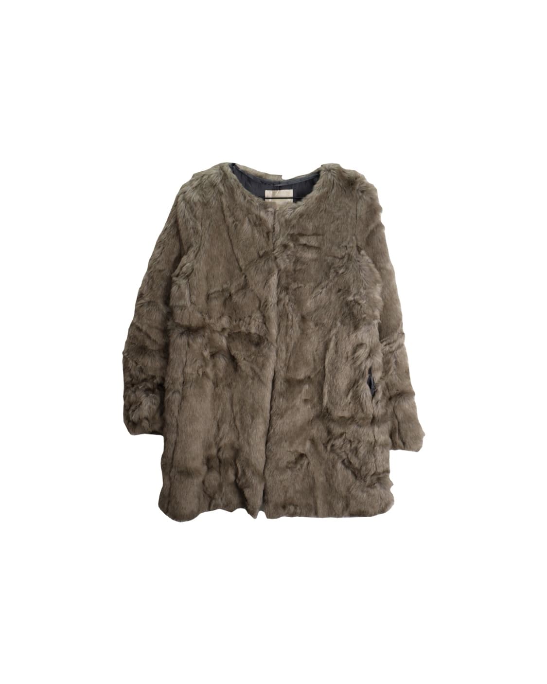 Fur Touch Grey Fur Jacket 상품이미지3