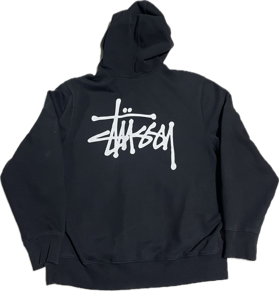 스투시 베이직 후드집업 블랙 M 상품이미지1