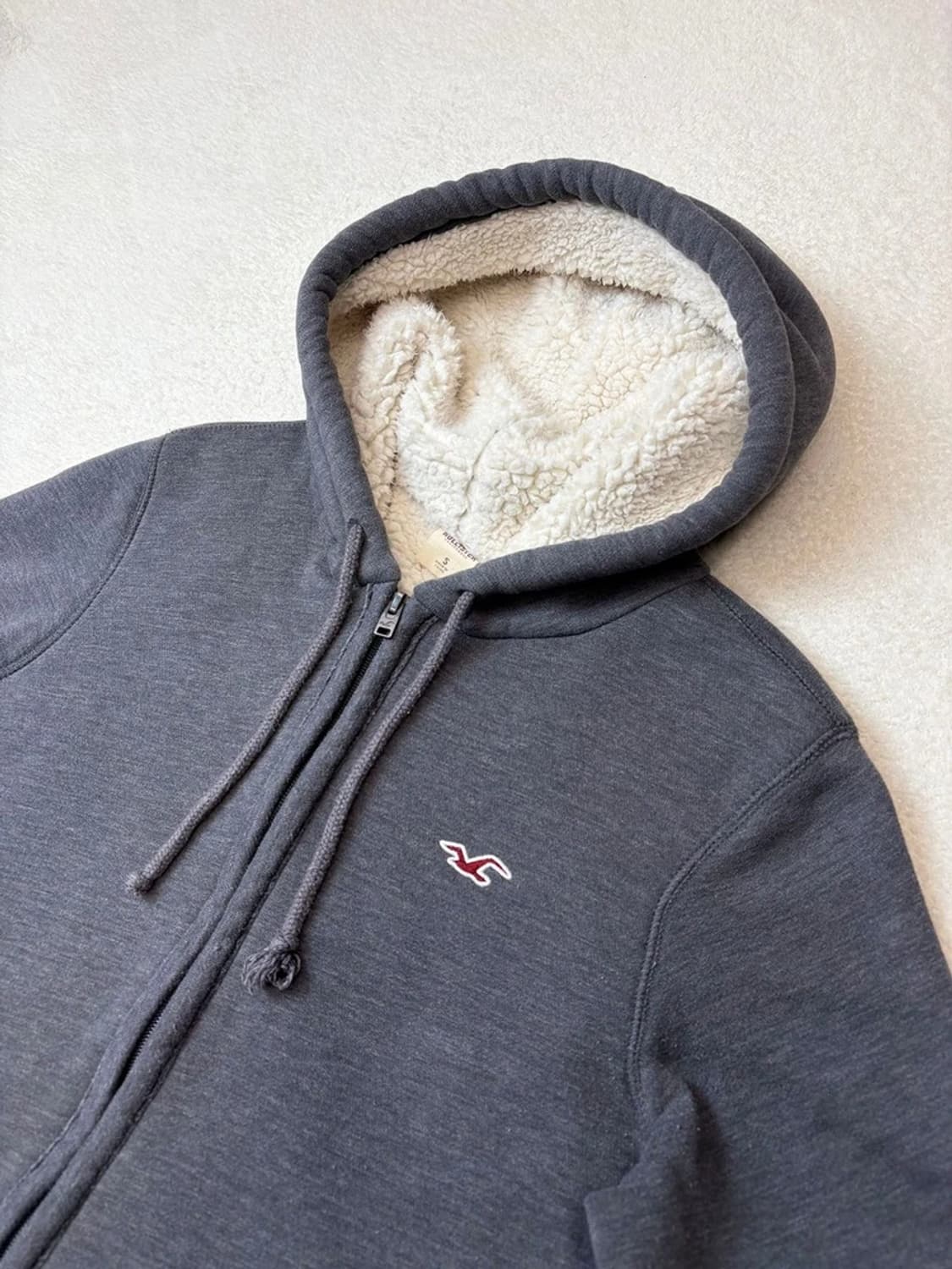 홀리스터 00's Y2K 양털 후드 집업 A1633 상품이미지2