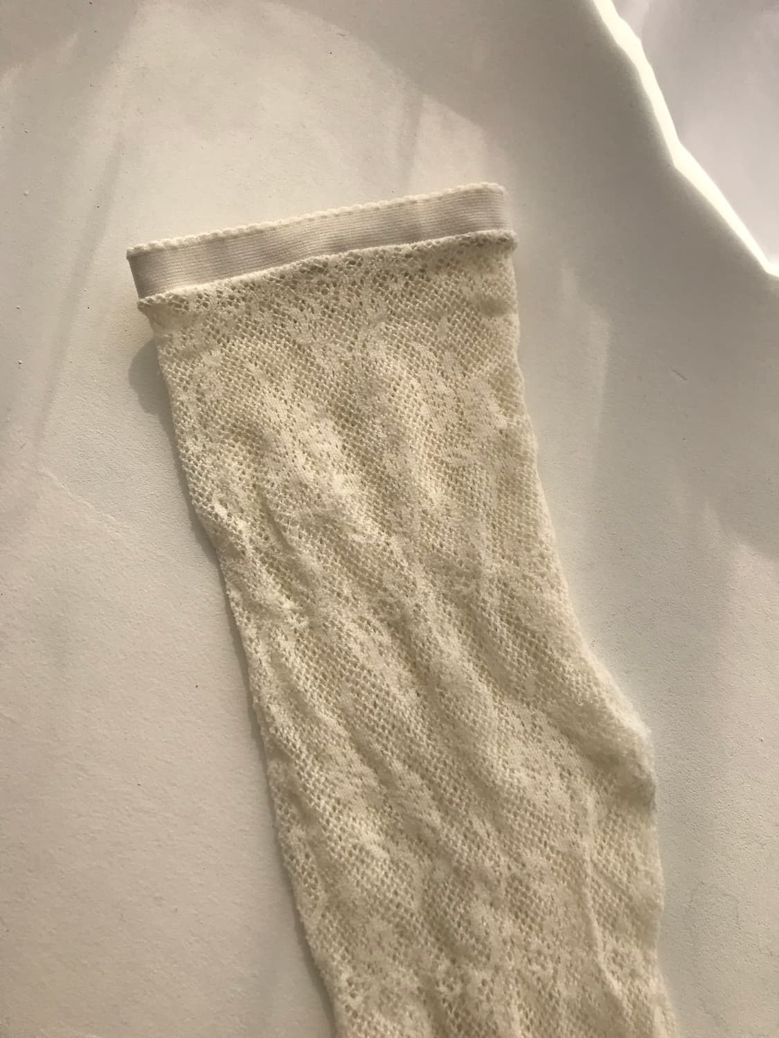 레이스 스타킹 아이보리 상품이미지1