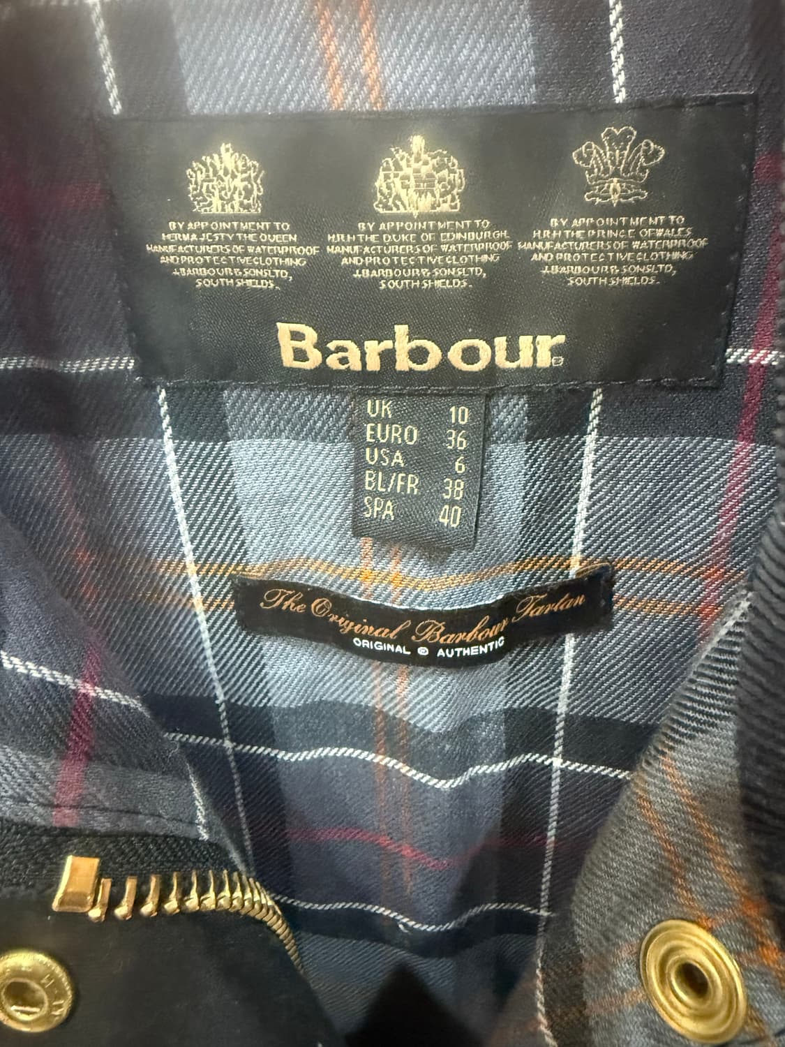 40/55-66 정품 바버 인터내셔널 왁싱자켓 팝니다 상품이미지3