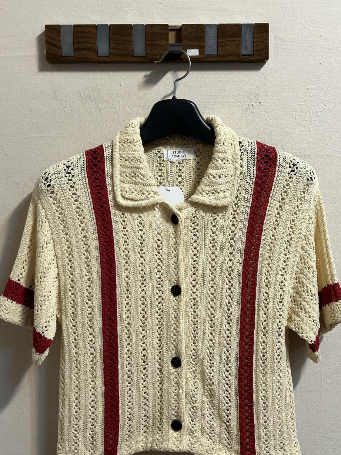 스튜디오 톰보이 크로셰 반팔 가디건 상품이미지2