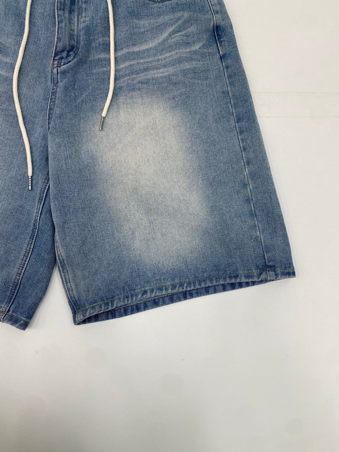 GLW 워싱 카펜터 데님 쇼츠 (L) 상품이미지3