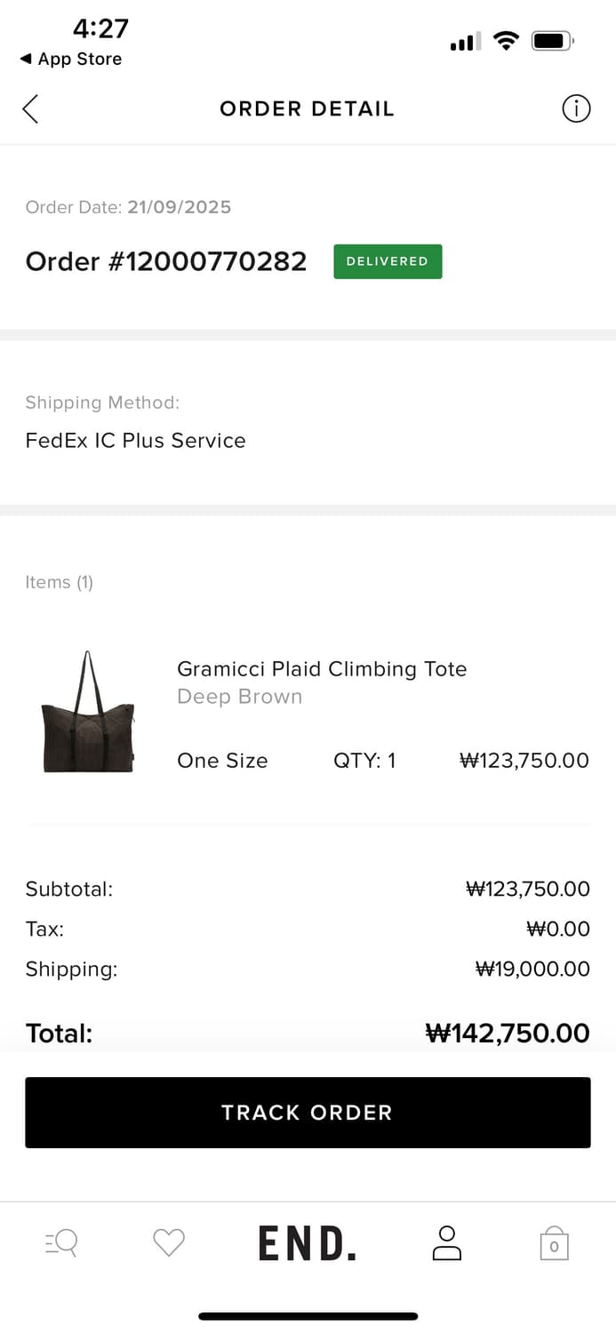 그라미치 클라이밍 토트백 숄더백 새상품 상품이미지4