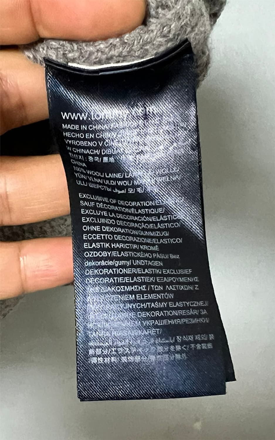 타미힐피거 남자 울 니트 캐주얼 겨울 L 100 상품이미지5