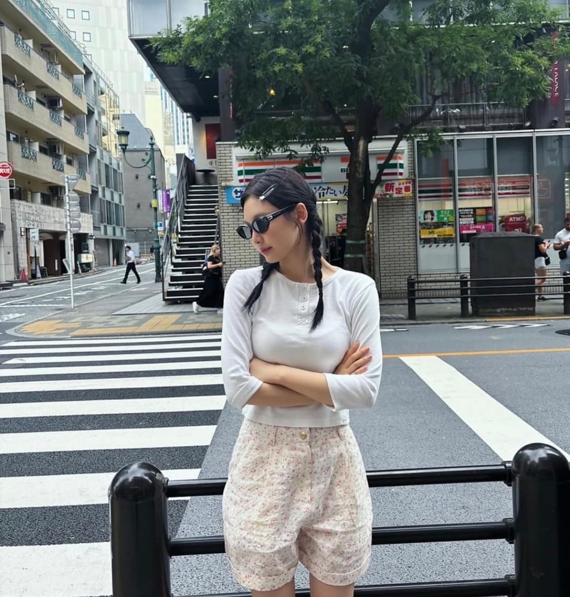 (닝닝착용) 시엔느 꽃 반바지 상품이미지1