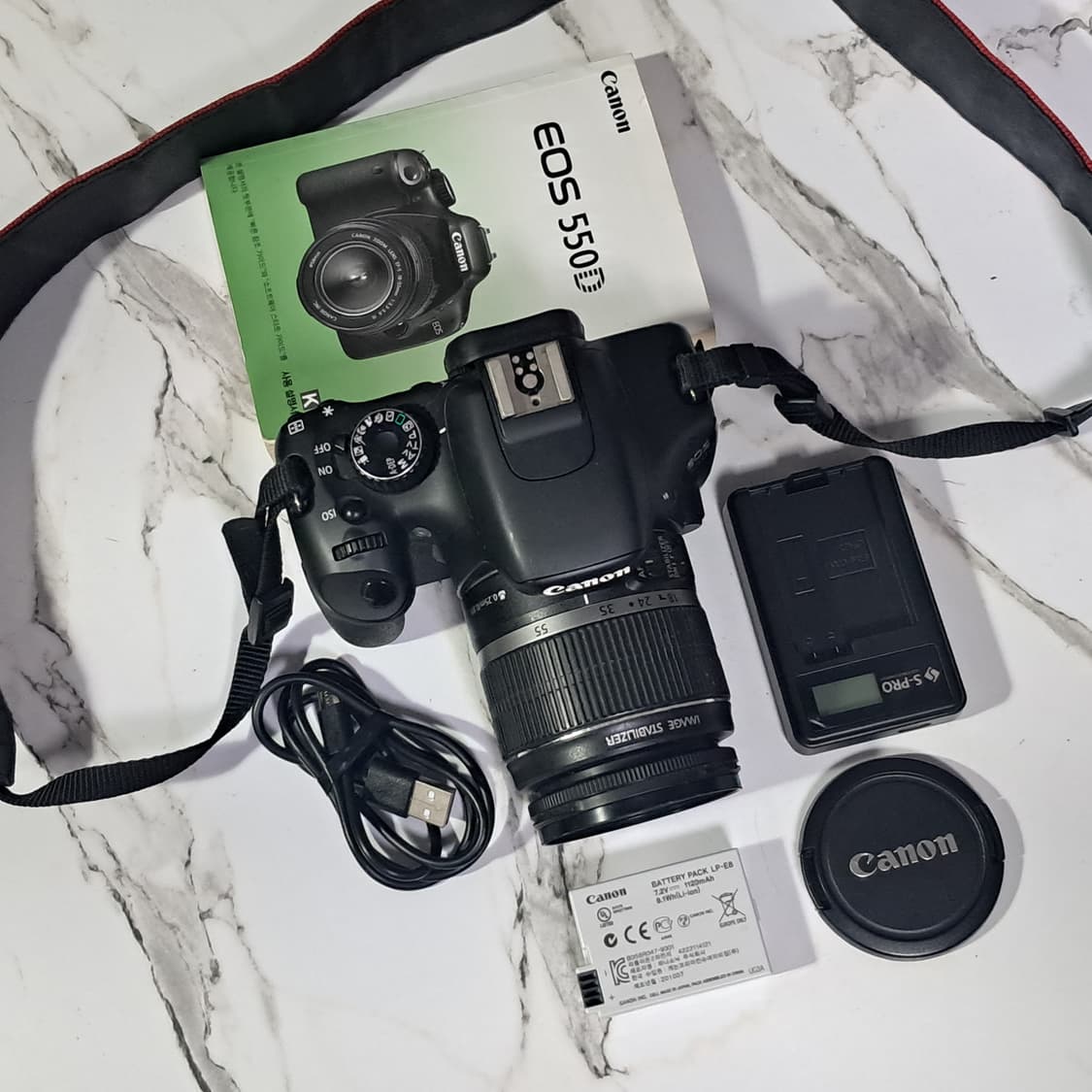 상태좋은 캐논 550D 바디 /18-55mm IS 렌즈 상품이미지9