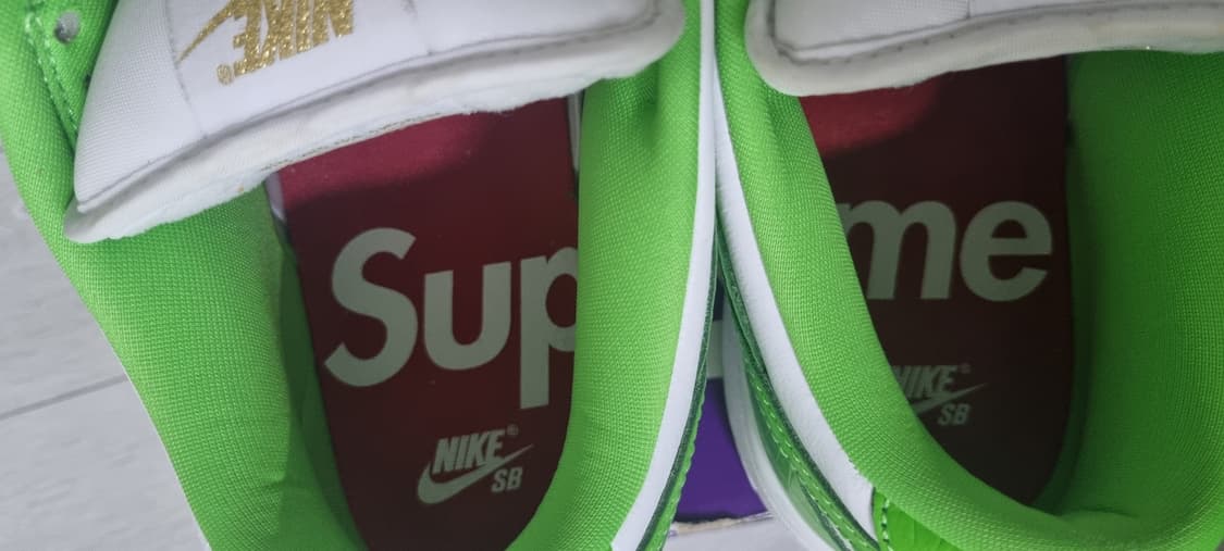 [1회착]슈프림 나이키sb 덩크 민그린 275 상품이미지6