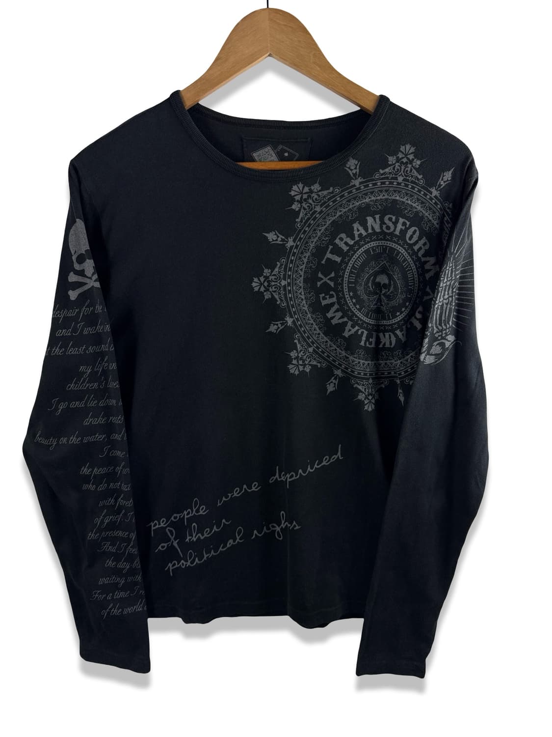 JPN 펑크 스컬 Y2K 마리아 롱슬리브2395 상품이미지2