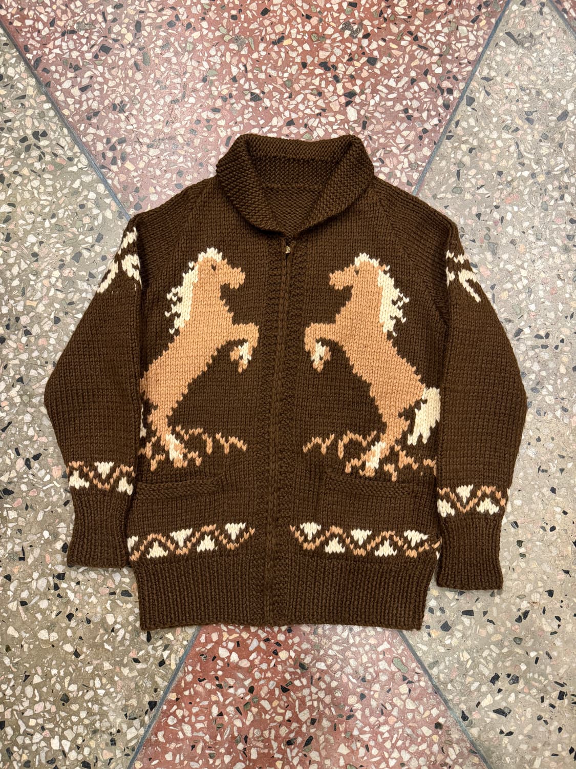 50s 웨스턴 코위찬 가디건 (L) 상품이미지1