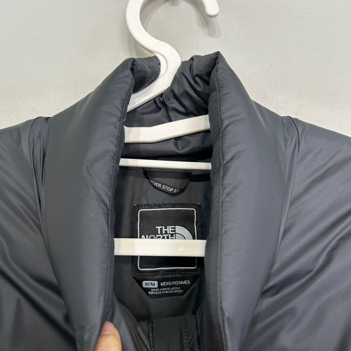 노스페이스 남성 그레이 눕시 패딩 100정도 상품이미지2