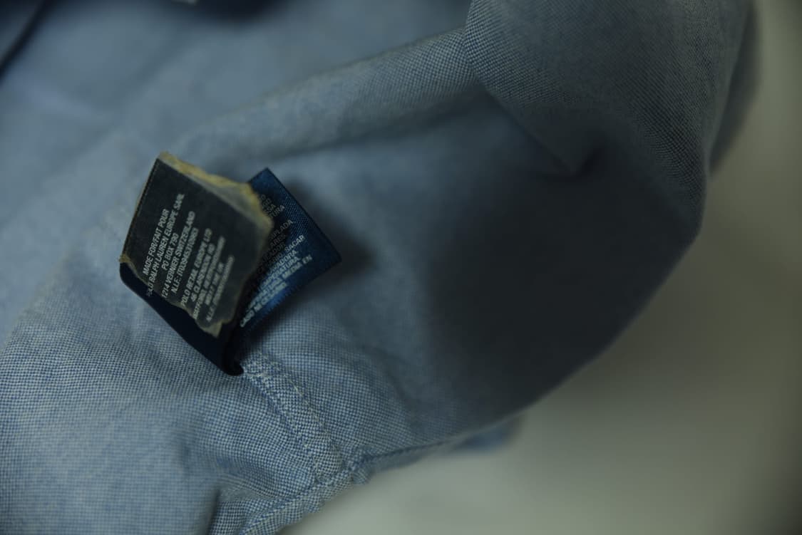 빈티지 폴로 랄프로렌 옥스포드 셔츠 L (14-16) 포니 자수 상품이미지6