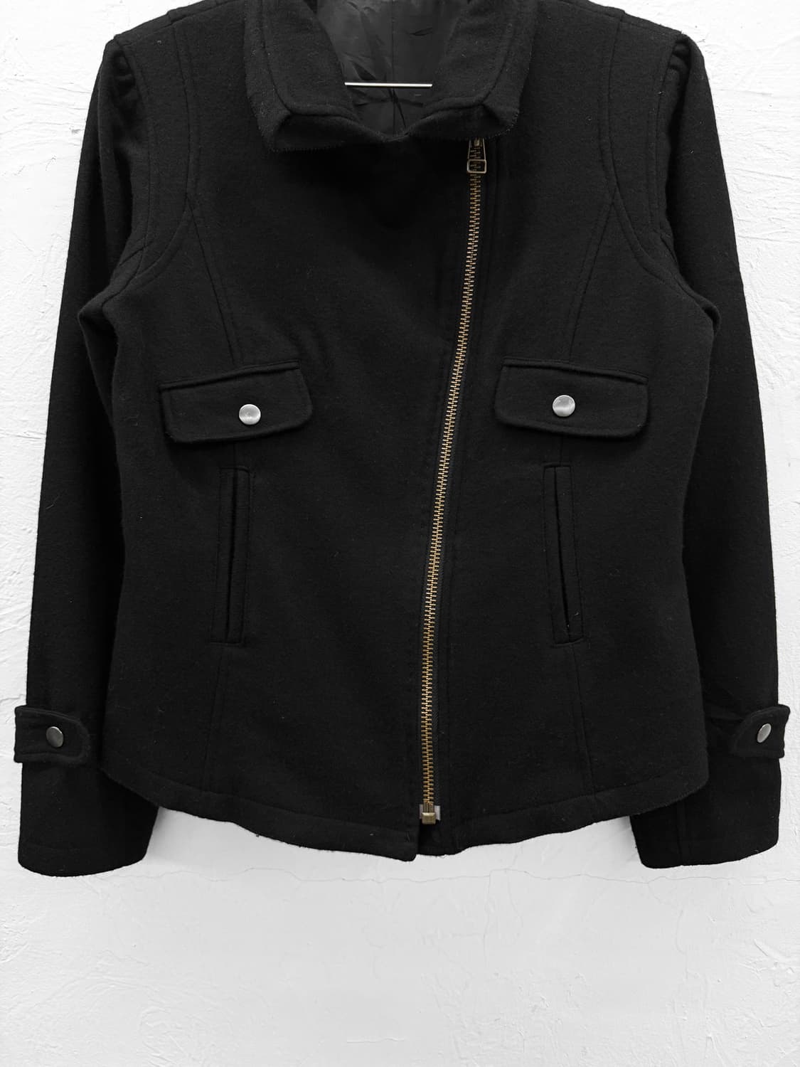 intellection 울 집업 자켓 상품이미지3