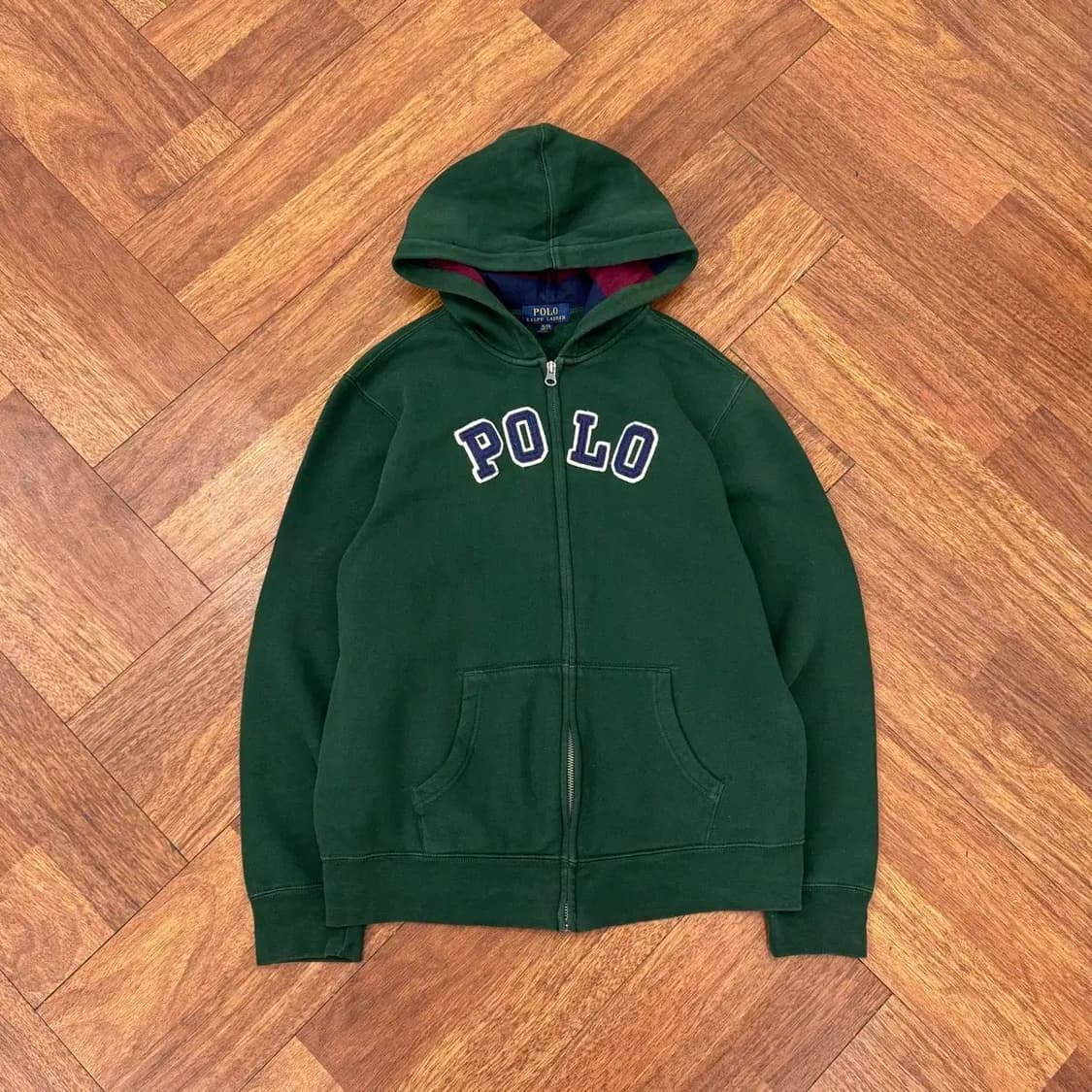 90 폴로 랄프로렌 빅로고 후드 집업  상품이미지1
