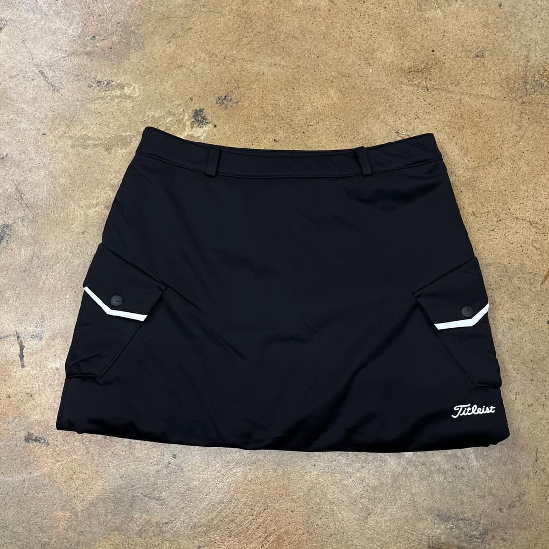 [정품/26] 타이틀리스트 블랙 미니 스커트 포켓 디테일 b15 상품이미지3